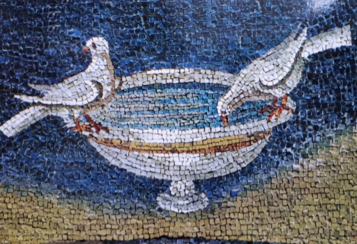 История схем алмазной мозаики. Пьющие голуби